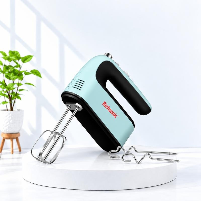 RICHSONIC ELECTRIC HAND MIXER WITH STORAGE BOX