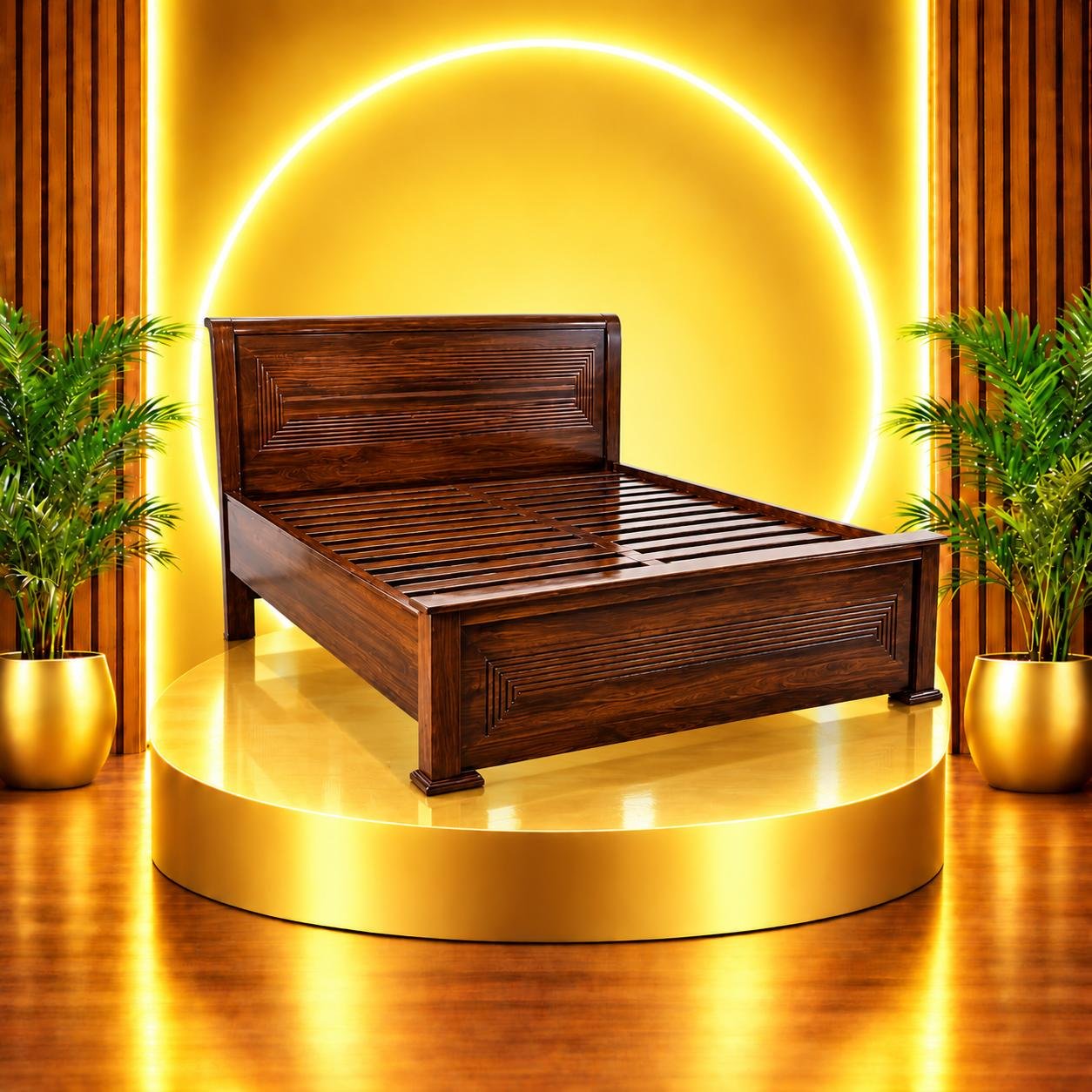 Heritage Teak 5×6 Box Bed