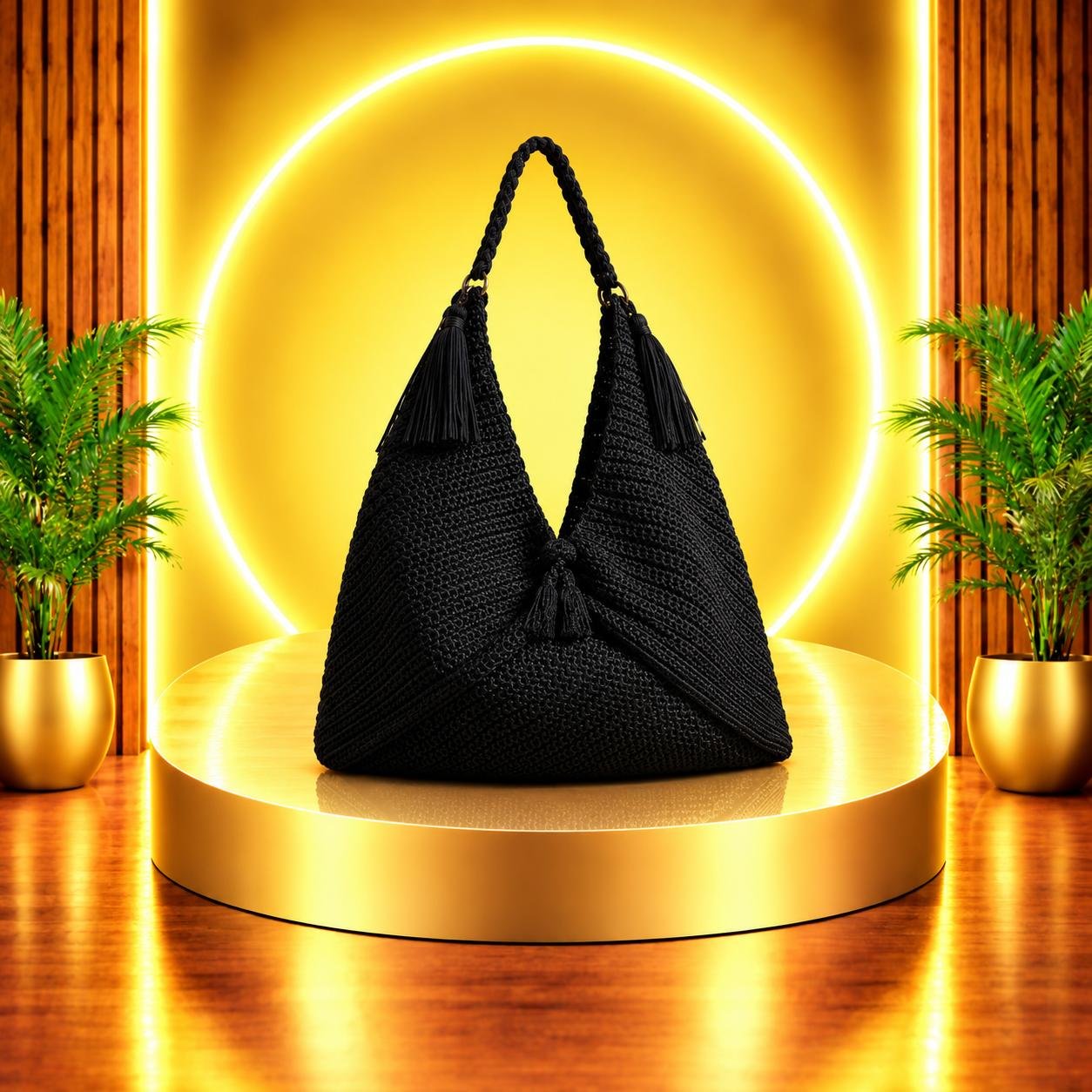 Black Hobo Bag