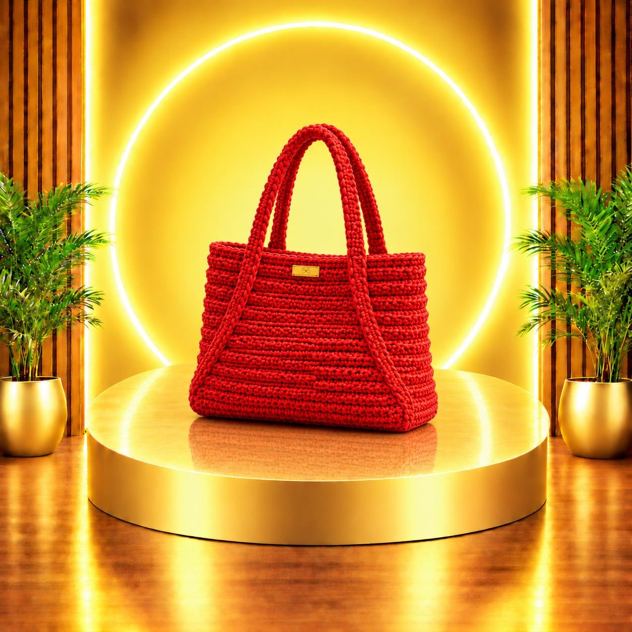 Red Tote Bag